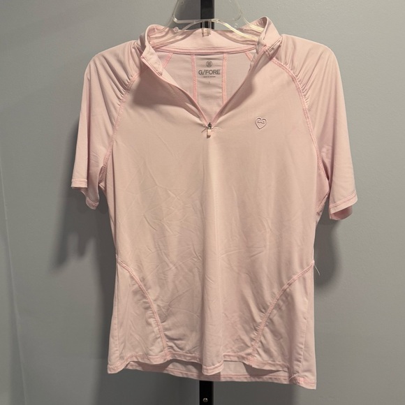 G/fore Light Pink Short Sleeve Polo, size Large - Picture 1 of 6